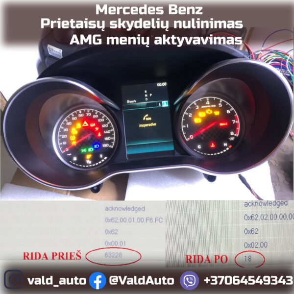 Mercedes Benz Skydelio Nulinimas